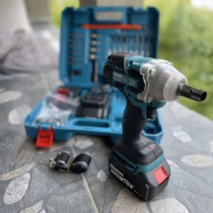 Aku udarni odvijač MAKITA sa gedorama + transportni kofer (2x baterije, punjač) - Image 2