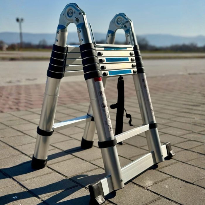 Aluminijumske višenamjenske teleskopske ljestve 3,8Metara - Image 2