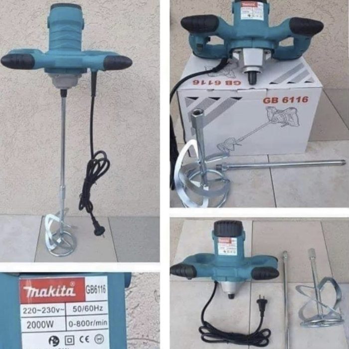 Mikser MAKITA 2000W za ljepilo, boje, fasadu - Image 2