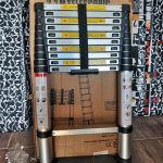 Teleskopske aluminijumske ljestve 3,2M dužine - Image 4