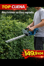 Aku trimer za živu ogradu aku škare/ makaze 128V