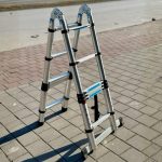 Aluminijumske višenamjenske teleskopske ljestve 3,8Metara - Image 6