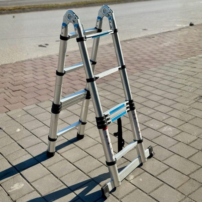 Aluminijumske višenamjenske teleskopske ljestve 3,8Metara - Image 6