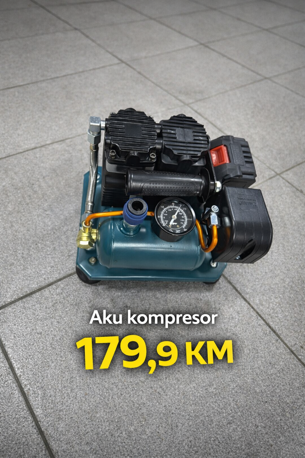 6c45fe42-2b0e-4e80-b6d3-b4f6f1382854 Aku kompresor 2 baterije 128V - Image 1