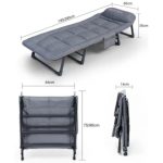 Ležaljka sklopiva SIVA - Image 2