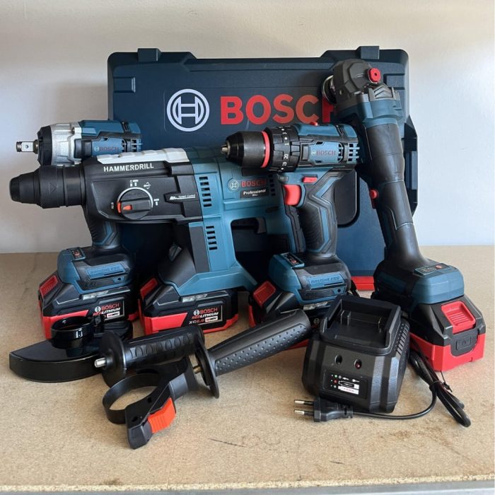 BOSCH 4u1 aku bušilica, brusilica, štemalica i odvijač 98V - Image 2