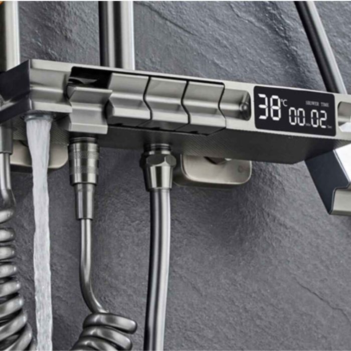 Digitalni usponski tuš+baterija + higijenski tuš CRNI DISPLEJ - Image 2