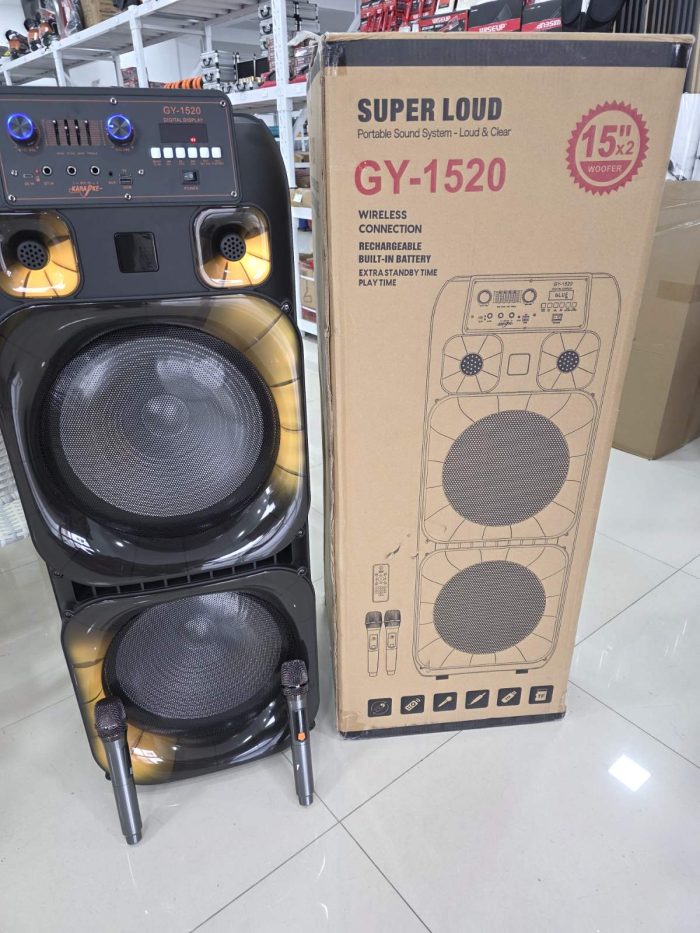 Bluetooth zvučnik GY-1520- SUPER LOUD (2x15”) - Image 2