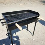 Roštilj sa inox rešetkom 62x33x60