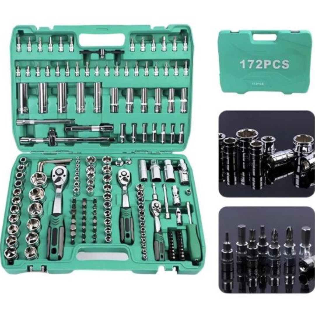 Motorka (17) Set gedora 172 dijela CHROME VANADIUM - Image 1