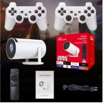 Android projektor, android box, igrice, 2 džojstika