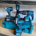 MAKITA AKU SET 4u1 Bušilica-Brusilica - Hilti-Odvijač 4x BATERIJE