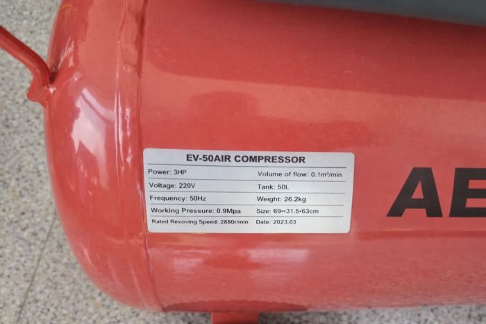 Kompresor za zrak AEE PROFESSIONAL AUSTRIA 50L  sa 2 izlaza - Image 2