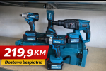 MAKITA AKU SET 4u1 Bušilica-Brusilica - Hilti-Odvijač 4x BATERIJE