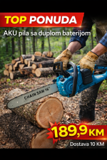 Aku motorna pila MAKITA 128V