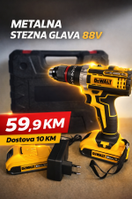 DeWALT bušilica sa metalnom steznom glavom 88V