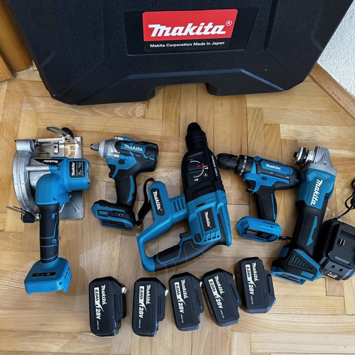 Aku set MAKITA 5 u 1 5 Baterija 5 Mašina - Image 3